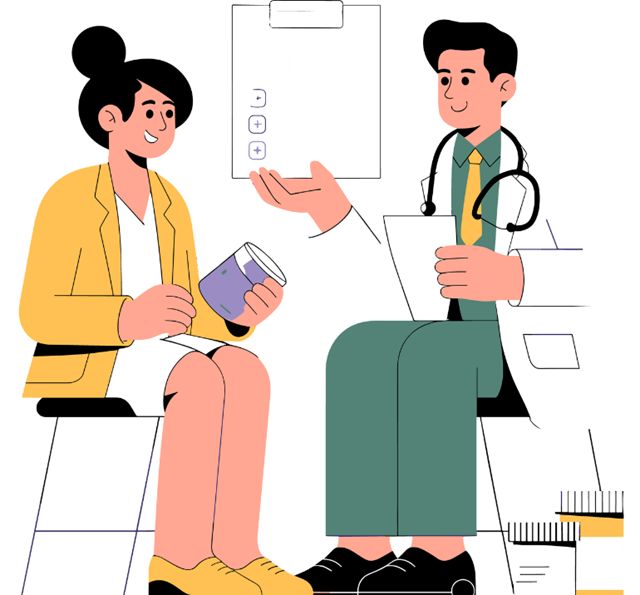 病院の診察風景